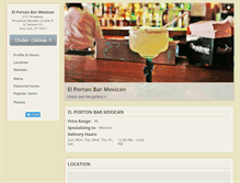 Tablet Screenshot of elportonbarmexicannyc.com